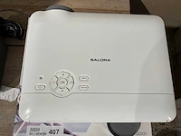 Salora 58bhd2500 beamer - afbeelding 3 van  5