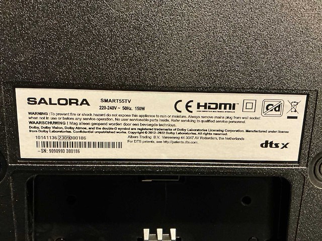 Salora smart55tv televisie - afbeelding 2 van  10