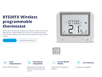 Salus wbrt520tx+ draadloos programmeerbare thermostaat 868mhz (10x) - afbeelding 2 van  6