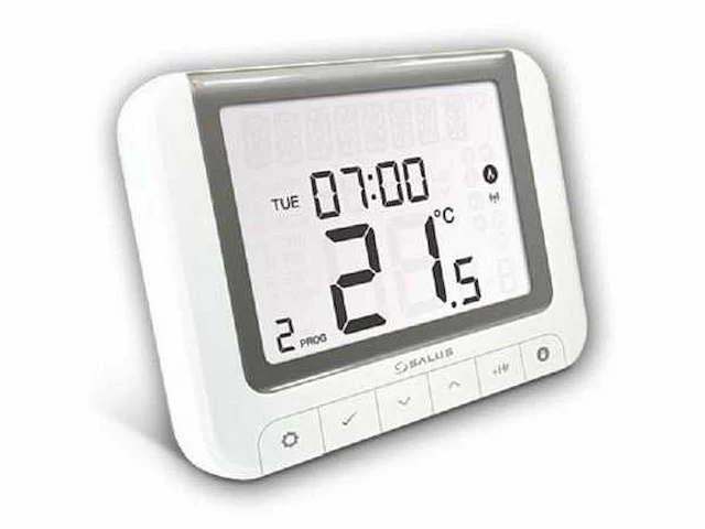 Salus wbrt520tx+ draadloos programmeerbare thermostaat 868mhz (3x) - afbeelding 1 van  7