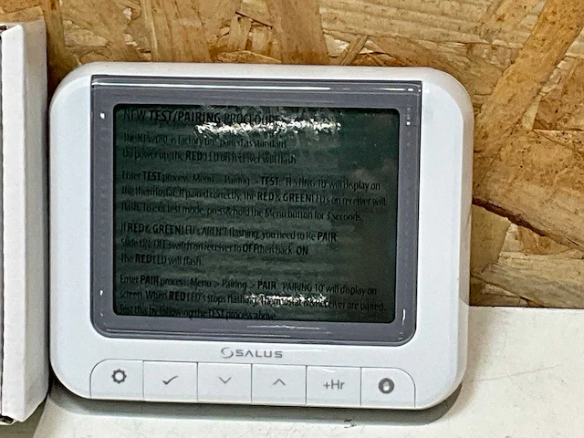 Salus wbrt520tx+ draadloos programmeerbare thermostaat 868mhz - afbeelding 6 van  7