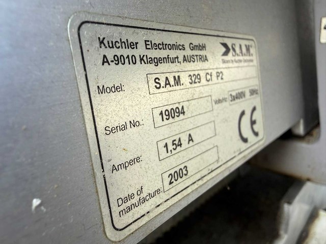 S.a.m - 329 cf p2 vol automatisch - snijmachine - afbeelding 8 van  8
