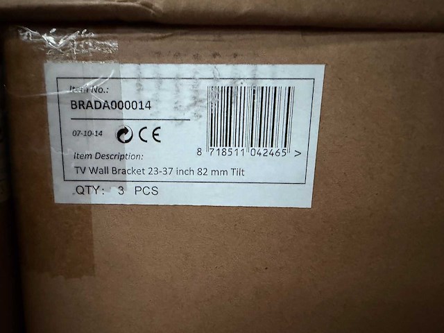 Sam creative - brada000014 - tv wandbeugel 23-40" kantelbaar (18x) - afbeelding 3 van  3