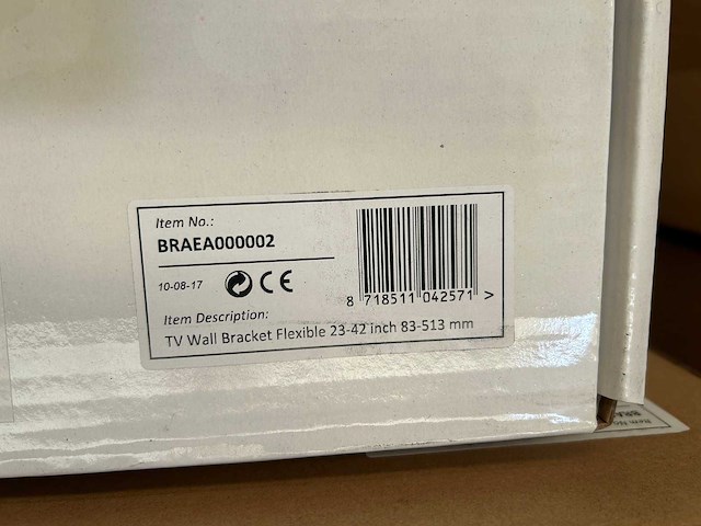 Sam creative - braea000002 - tv wandbeugel 23-42" flexibel (30x) - afbeelding 4 van  4