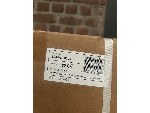 Sam creative - braea000004 - tv-muurbeugel 42-65" flexibel (18x) - afbeelding 4 van  4
