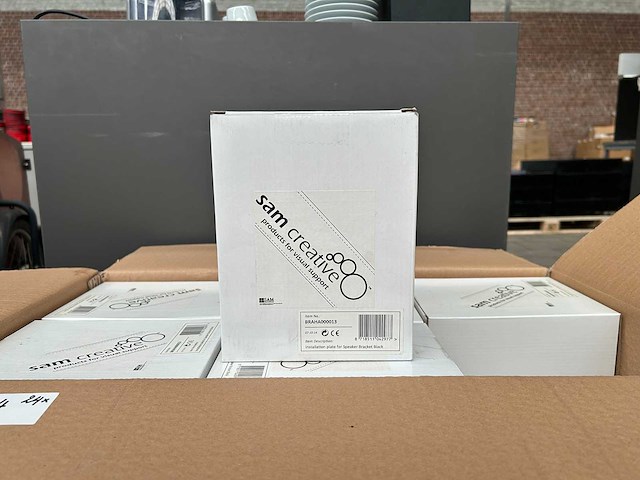 Sam creative - installatieplaat voor speakerbeugel (24x) - afbeelding 1 van  4