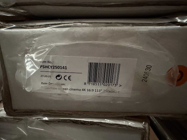 Sam creative - pshcy250141 - projectiescherm 4k|uhd cinema 16:9 113" 250x141 cm - afbeelding 2 van  2