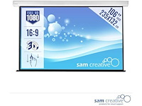Sam creative - pshmy235132 - projectiescherm 16:9 106" 235x132 cm - afbeelding 1 van  2