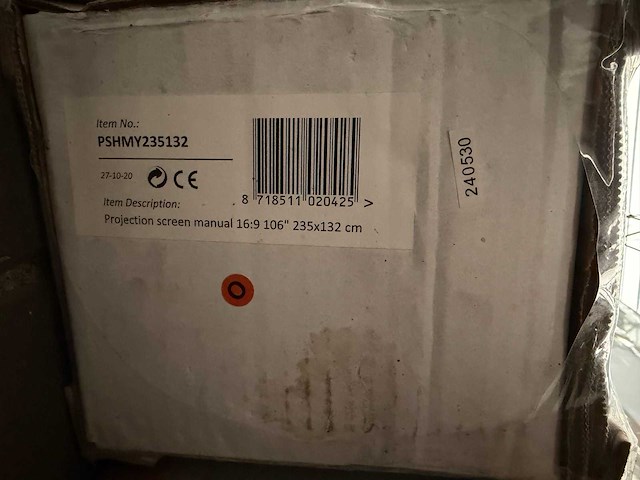 Sam creative - pshmy235132 - projectiescherm 16:9 106" 235x132 cm - afbeelding 2 van  2