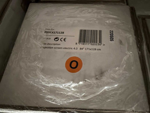 Sam creative - pshmy263148 - projectiescherm elektrisch 4:3 84" 171x128 cm (2x) - afbeelding 2 van  2