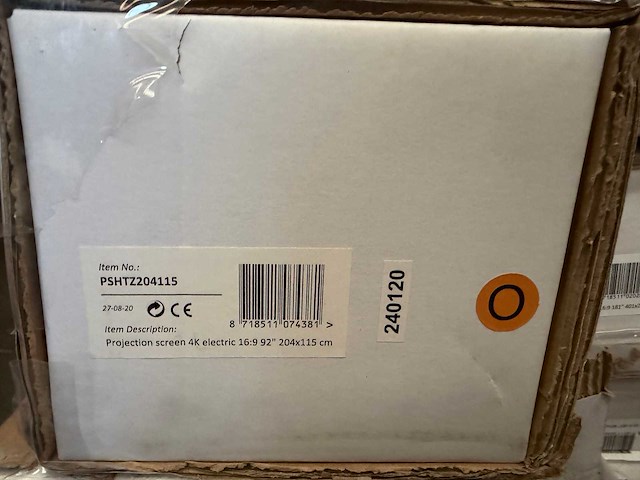 Sam creative - pshtz204115 - projectiescherm elektrisch 4k|uhd cinema 16:9 92" 204x115 cm - afbeelding 2 van  2