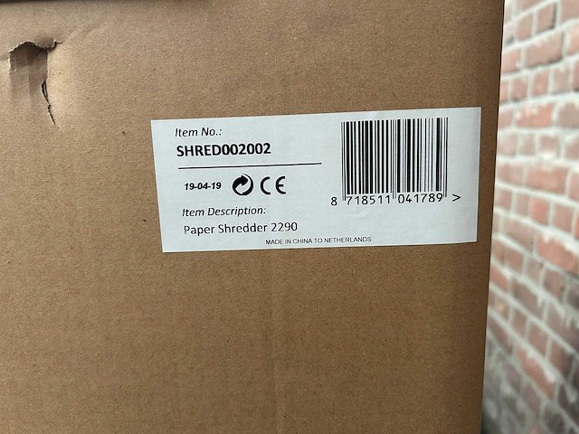 Sam creative - shred002002 - papiervernietiger 53 liter - afbeelding 3 van  3