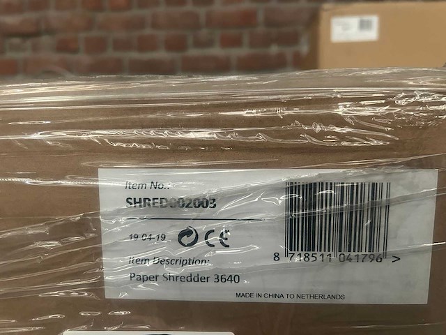 Sam creative - shred002003 - papiervernietiger 80 liter - afbeelding 3 van  3