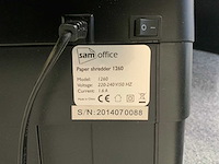 Sam office 1260 papiervernietiger - afbeelding 3 van  3