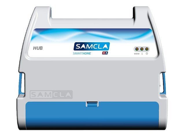Samcla hub/concentraator wit en blauw - afbeelding 1 van  5