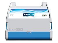 Samcla hub/concentraator wit en blauw - afbeelding 1 van  5