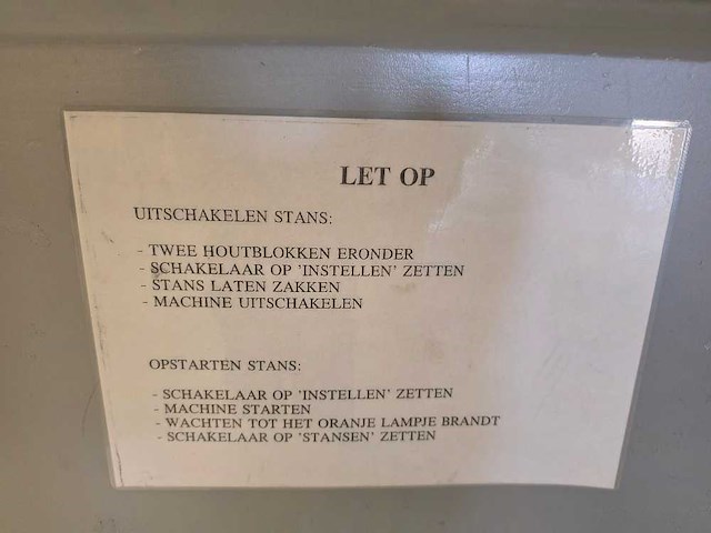 Samco - series 80 - hydraulische pers - afbeelding 6 van  16