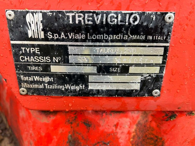 Same - 1979 - taurus 60 - tweewielaangedreven landbouwtractor - afbeelding 4 van  27