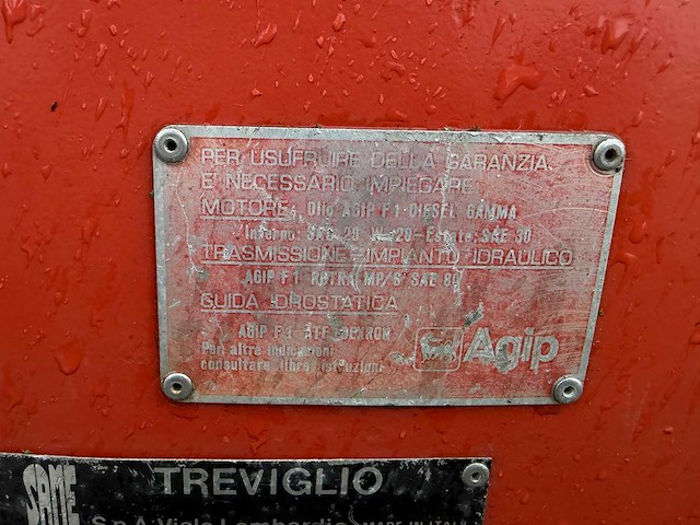 Same - 1979 - taurus 60 - tweewielaangedreven landbouwtractor - afbeelding 5 van  27