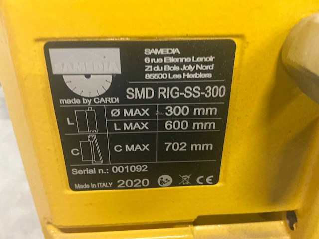 Samedia smd rig-ss-300 boorstatief - afbeelding 3 van  5