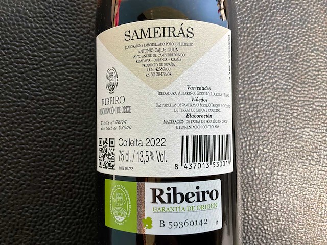 Sameirás ribeiro witte wijn 2022 (14x) - afbeelding 3 van  3