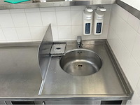 Samengesteld rvs werkmeubel met werkblad - afbeelding 3 van  6