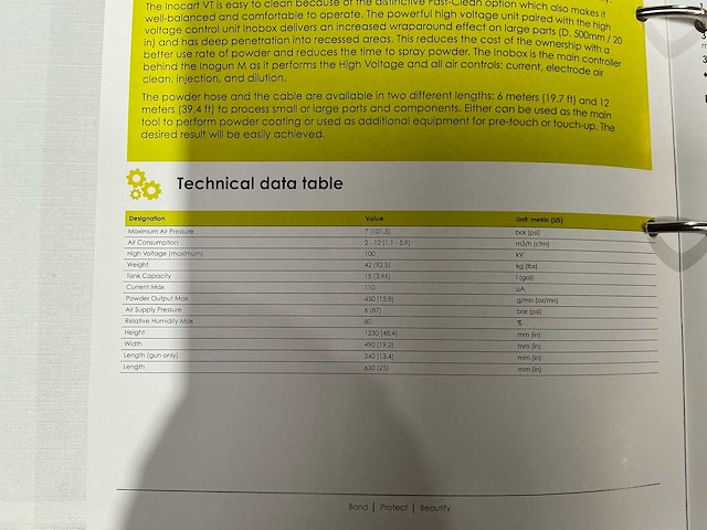 Sames sinicoat inocart vt poedercoating station - afbeelding 8 van  19