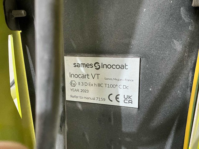 Sames sinicoat inocart vt poedercoating station - afbeelding 18 van  19