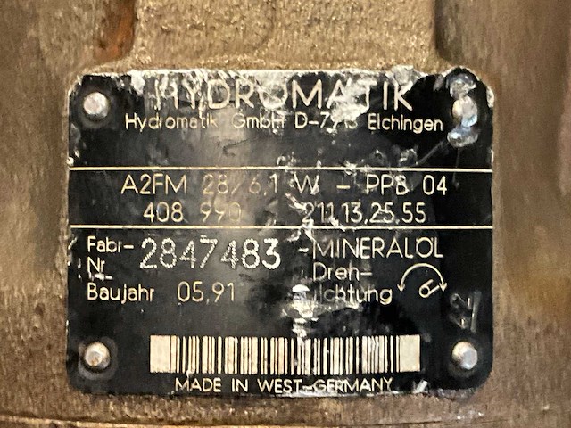 Samhydraulik / hydromatik h1c 30 c r / a2 fm hydroliekpomp (3x) - afbeelding 6 van  7