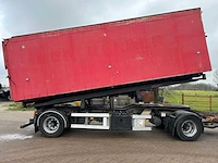 Samro 2-assige kipperaanhangwagen / containerchassis – 19.000 kg – hydraulische vastzethaken – franse registratie - afbeelding 3 van  15