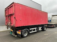 Samro 2-assige kipperaanhangwagen / containerchassis – 19.000 kg – hydraulische vastzethaken – franse registratie - afbeelding 14 van  15