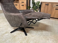 Samson draaibare leren relax fauteuil - afbeelding 8 van  11