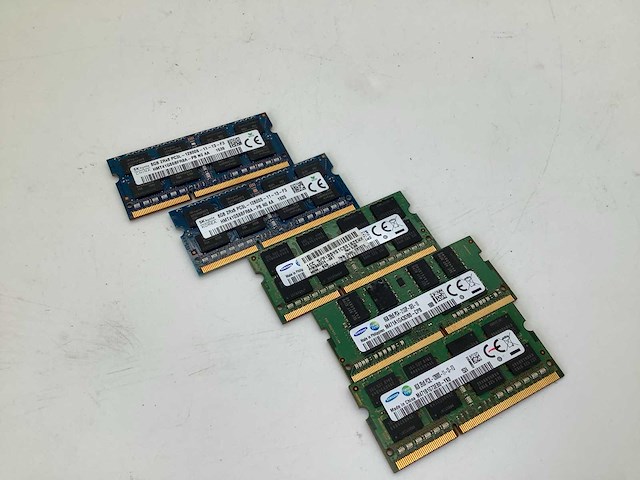 Samsun enz. 8gb ddr 4 en ddr 3 laptop geheugenkaart ram (5x) - afbeelding 1 van  5