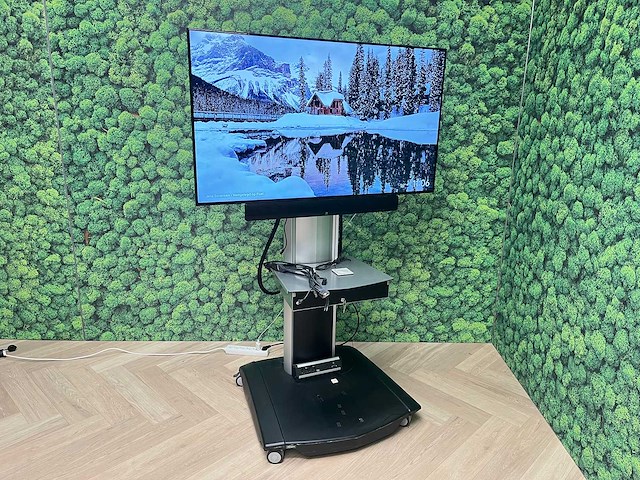 Samsung - 55" monitor met verrijdbaar statief - afbeelding 1 van  19