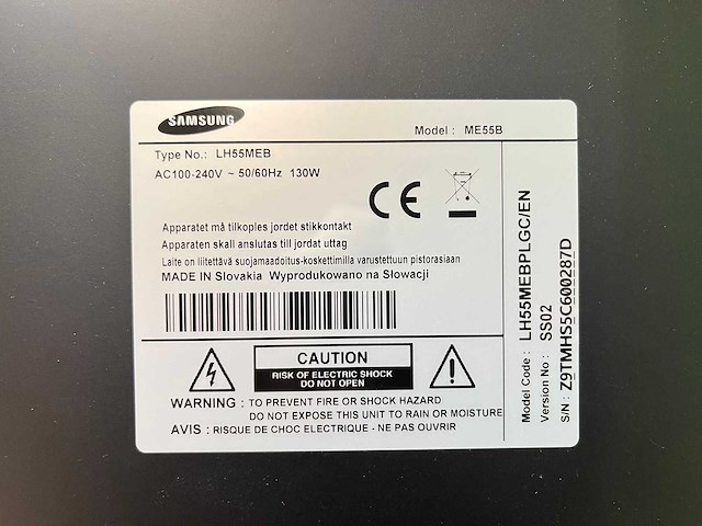 Samsung - 55" monitor met verrijdbaar statief - afbeelding 8 van  16