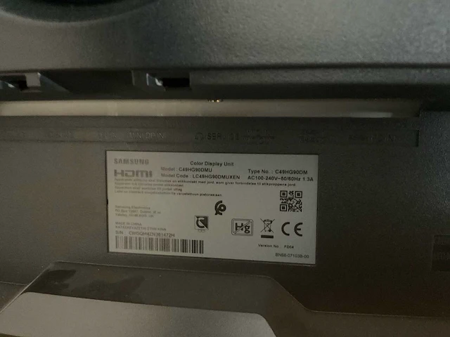 Samsung - c49hg90dmu - monitor 49 inch - afbeelding 3 van  11