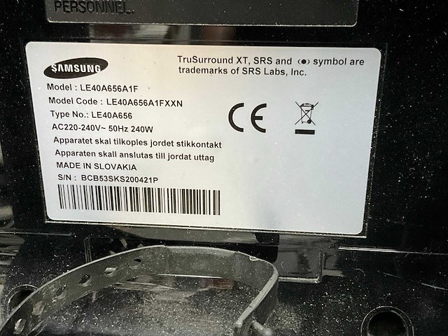 Samsung - le40a656 - televisie - afbeelding 10 van  11