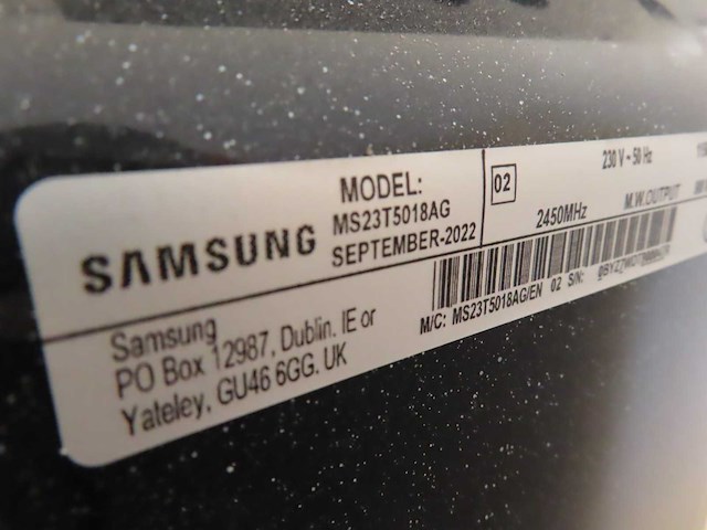 Samsung - ms23t5018ag - magnetron - afbeelding 2 van  2