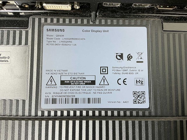 Samsung - qm43r - display monitor - afbeelding 3 van  3