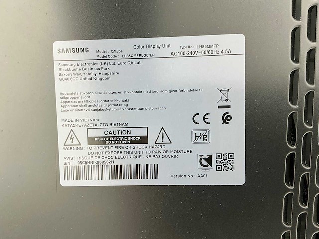 Samsung - qm85f - televisie - afbeelding 5 van  5