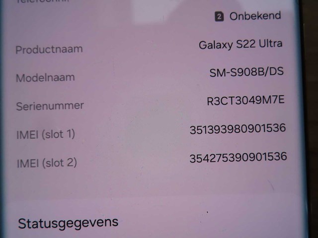 Samsung - s22 ultra - mobiele telefoon - afbeelding 2 van  5