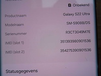 Samsung - s22 ultra - mobiele telefoon - afbeelding 2 van  5
