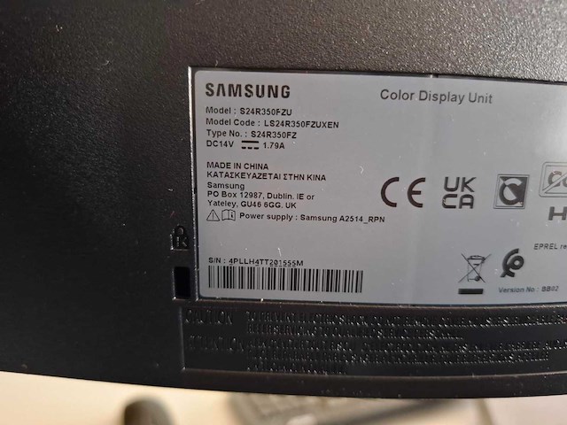 Samsung - s24r350fzu - dubbele monitor op monitorarm - afbeelding 3 van  3