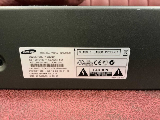 Samsung - srd-1630d - digital video recorder - afbeelding 2 van  10