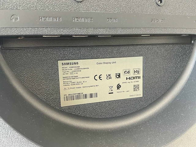 Samsung - u28r550uqrxen - monitor - afbeelding 4 van  4