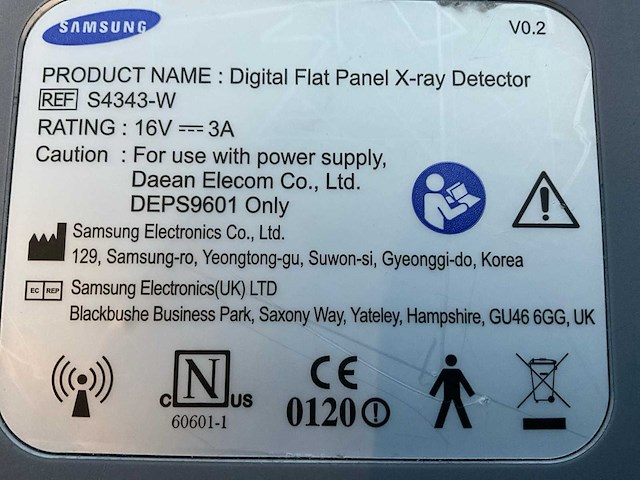 Samsung - x-ray flat panel detector - - afbeelding 5 van  5