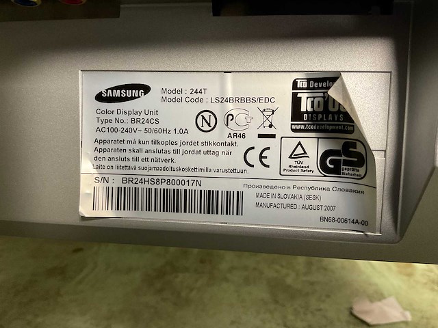 Samsung 244t monitor - afbeelding 3 van  3