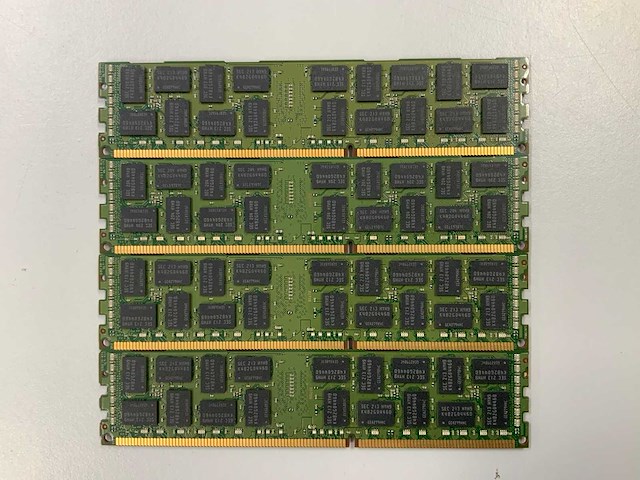 Samsung 32gb(4x 8gb 2rx4) pc3l-10600r-09-11-e3-d3 m393b1k70dh0-yh9 sticks - afbeelding 2 van  2