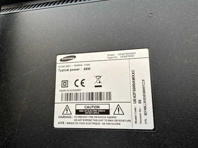 Samsung 42” televisie - afbeelding 5 van  7