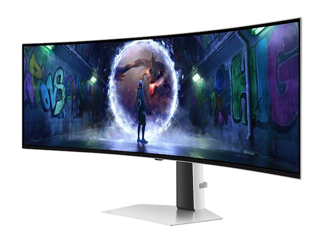 Samsung 49 inch odyssey oled g9 g93sd dqhd 240hz gaming monitor - afbeelding 4 van  5